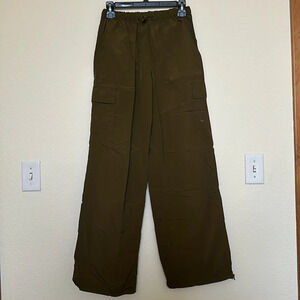 Pink Victoria’s Secret Parachute Pants - Olive Green